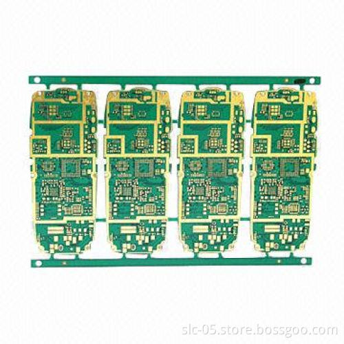 HDI Multilayer PCBs, 8-layer 1.8mm Board Thickness and Immersion Gold for Mobile Phone